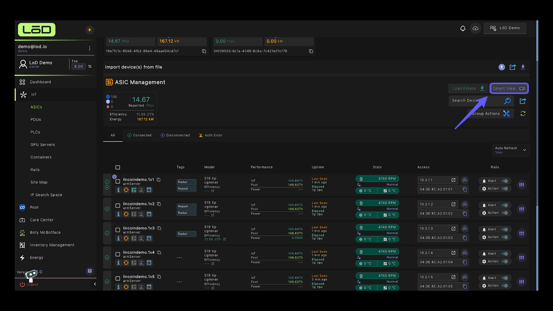 Smart View Feature